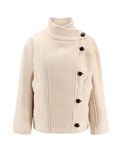 Isabel Marant Étoile Marant Etoile Women Hanis Wool Blend Jacket In White