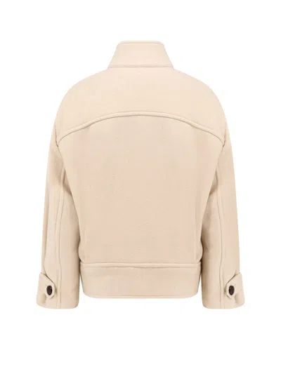 Isabel Marant Étoile Marant Etoile Women Hanis Wool Blend Jacket In White