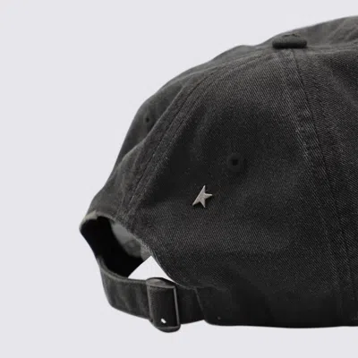 Golden Goose Cotton Baseball Cap In Black