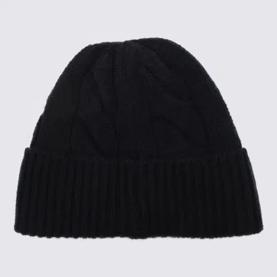 Polo Ralph Lauren Midnight Blue Wool Blend Beanie Hat