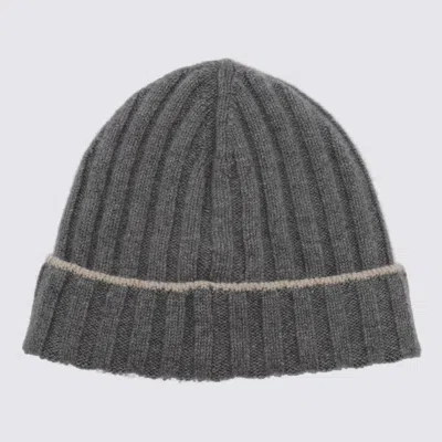 Brunello Cucinelli Hats Grigio Medio In Gray