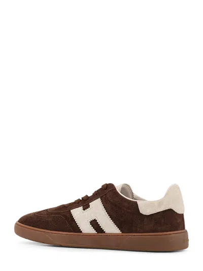 Hogan Rubber Sole Suede Finish Sneakers