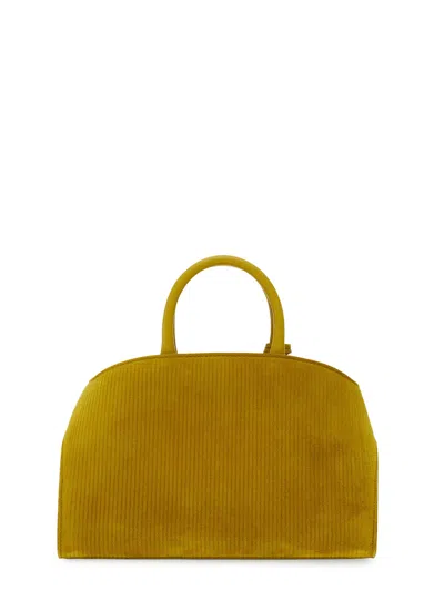Ferragamo Hug Mini Ribbed Suede Shoulder Bag