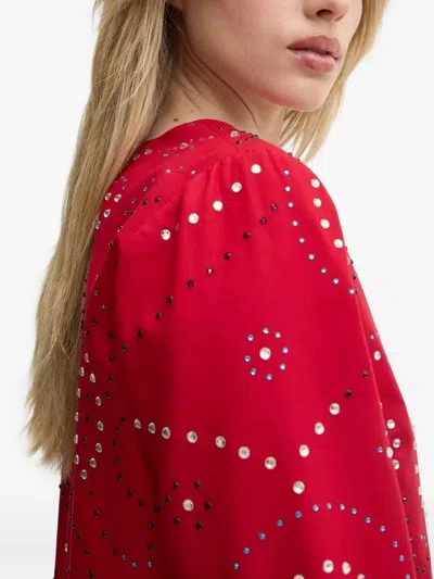 缀饰V领短款夹克