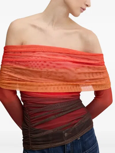 渐变色垂坠上衣