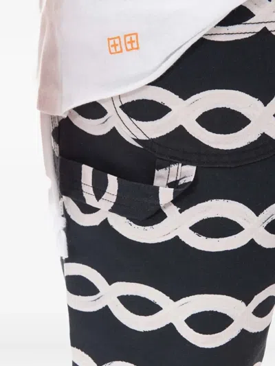 Stan Ray Chain-link Print Shorts In Black