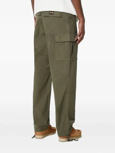 Stan Ray Multi-pocket Ripstop Cargo Trousers In Green