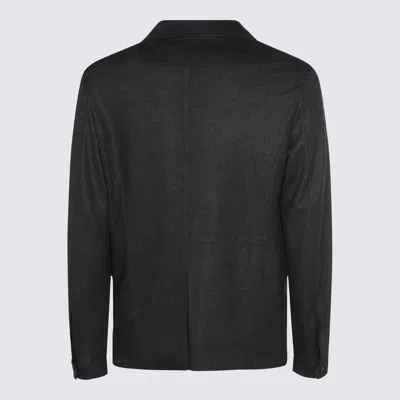 Canali Wool Blazer In Black