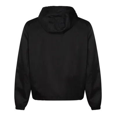 Versace Jackets Blacks And Greys In Black