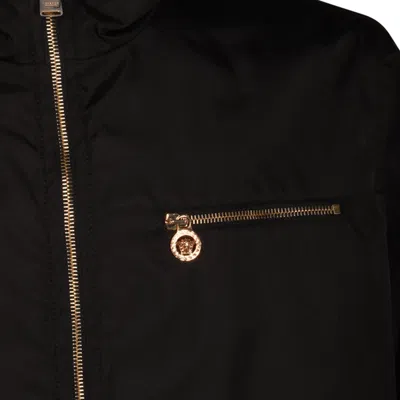 Versace Jackets Blacks And Greys In Black