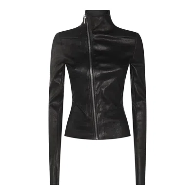 Rick Owens Jackets Blacks And Greys In Black