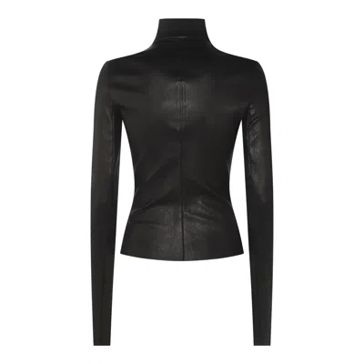 Rick Owens Jackets Blacks And Greys In Black