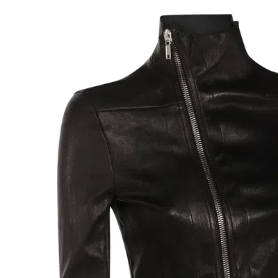 Rick Owens Jackets Blacks And Greys In Black