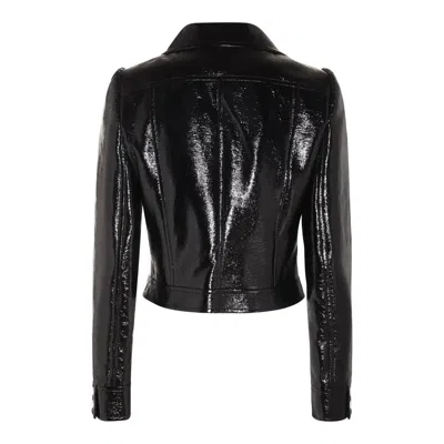 Courrèges Courreges Women Reedition Vinyl Jacket In Black