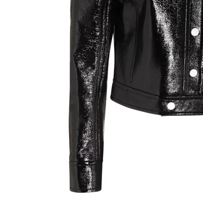 Courrèges Courreges Women Reedition Vinyl Jacket In Black