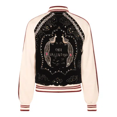 Valentino Embroidered Jacket In Multi