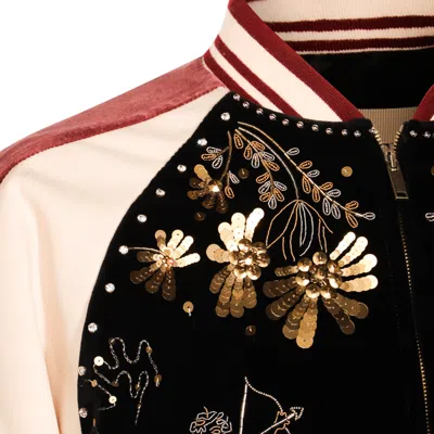 Valentino Embroidered Jacket In Multi