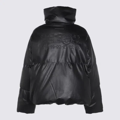 Mm6 Maison Margiela Mm6 By Maison Margiela Oversized Black Sports Jacket With Double-zipper Closure In Black