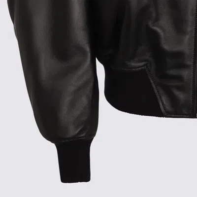 Attico Jackets Blacks And Greys In Black