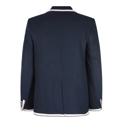 Valentino Garavani Torchon Blazer With Mirror Lapels And Piping