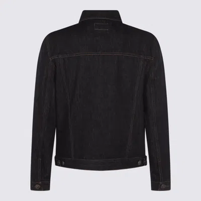 Brunello Cucinelli Jackets Blue And Green In Black