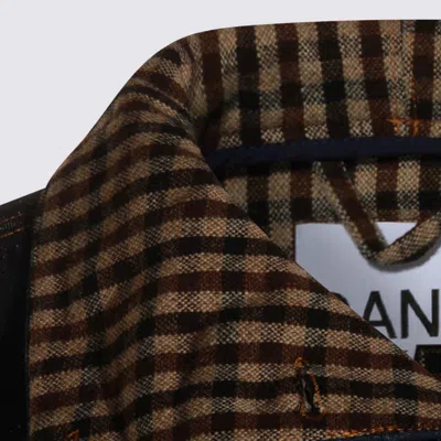 Ganni Bonded Denim Jacket Stitch Detailing