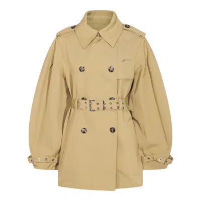 Ganni Beige Trench Coat