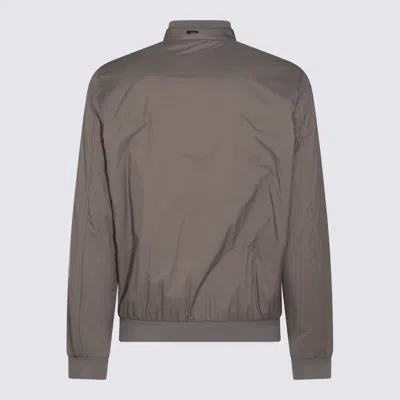 Herno Bomber Jacket In Gray