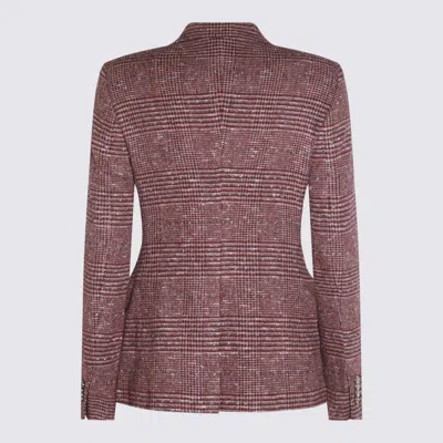 Tagliatore Tailored Jacket With Flap Pockets And Vent In Brown