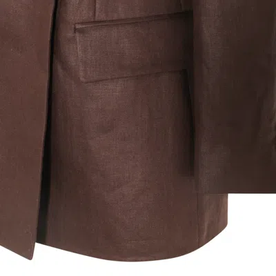 Brunello Cucinelli Jackets Dark Chocolate In Brown