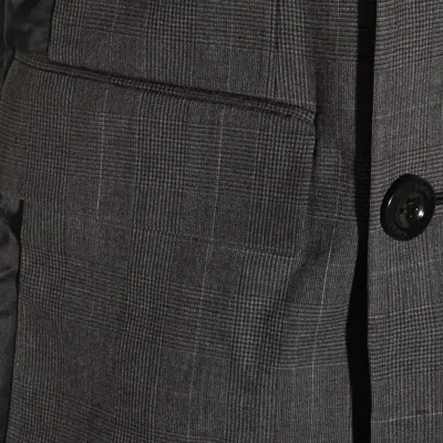 Sacai Tailored Vest With Button Detailing And Flap Pockets In Black