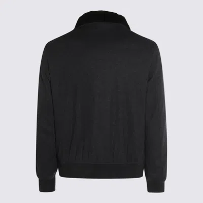 Montecore Faux-fur-trim Zip-front Jacket In Black