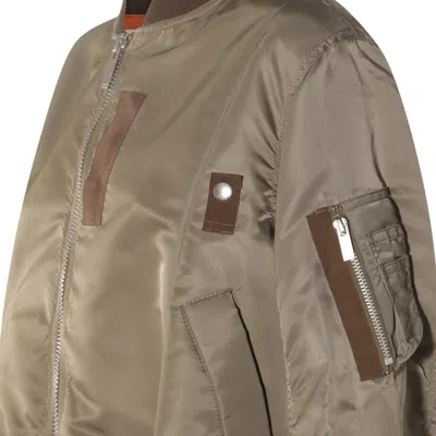Sacai Jackets Light And Natural In Neutral