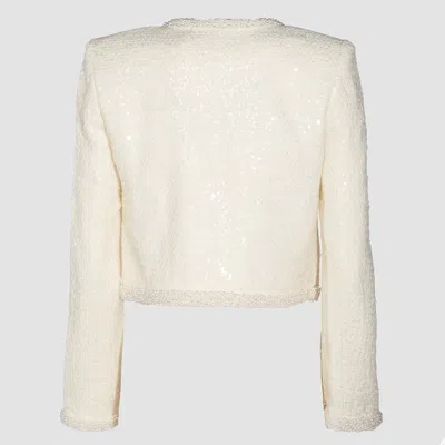 Self-portrait Jackets Light And Natural In Multi