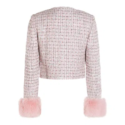 Self-portrait Crystal-embellished Tweed Jacket