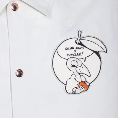 Moncler Genius Gilga Farm By Donald Glover Jackets Light And Natural In White