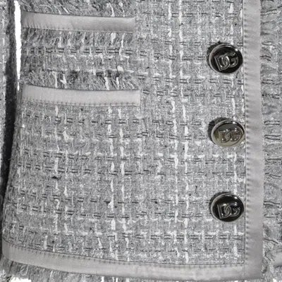 Dolce & Gabbana Classic Single-breasted Blazer In Gray