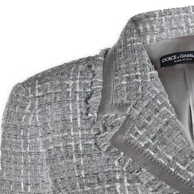 Dolce & Gabbana Classic Single-breasted Blazer In Gray