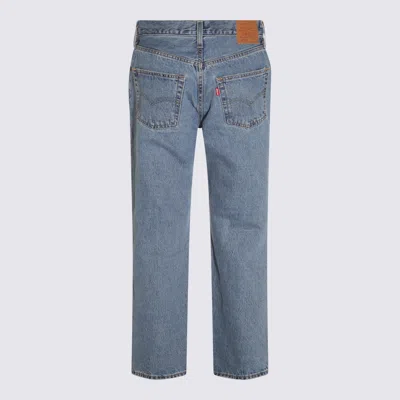 Levi's Blue Cotton 501 Jeans