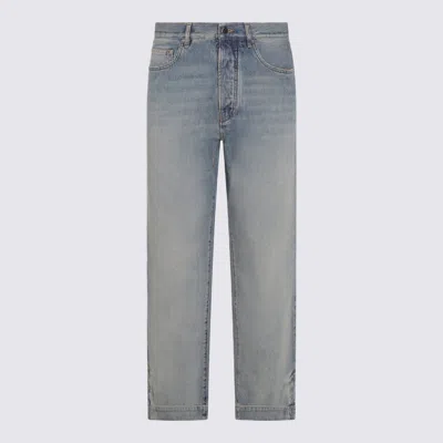 Amiri Blue Cotton Jeans In Blue