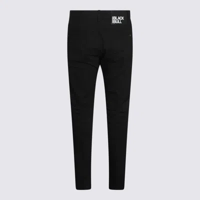 Dsquared2 Black Cotton Denim Jeans In Black