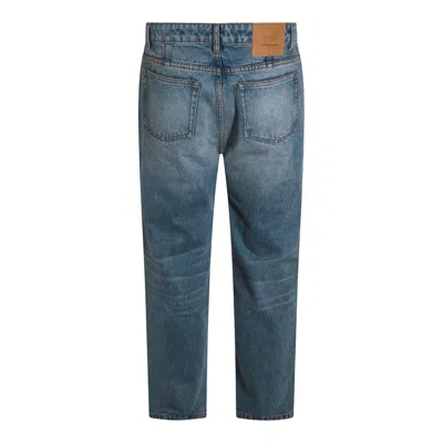 Ami Alexandre Mattiussi Jeans Blue And Green In Blue