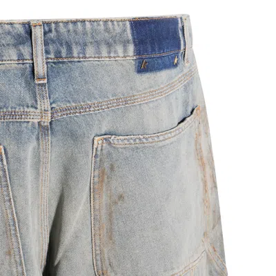 Golden Goose Light Blue Cotton Denim Jeans In Blue