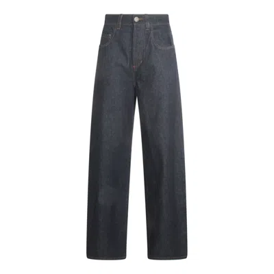 Uma Wang Phyllis Jeans In Denim In Blue