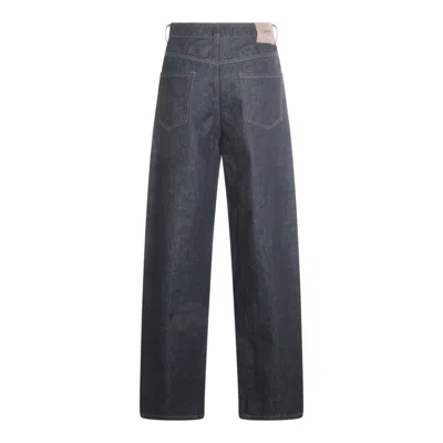 Uma Wang Phyllis Jeans In Denim In Blue