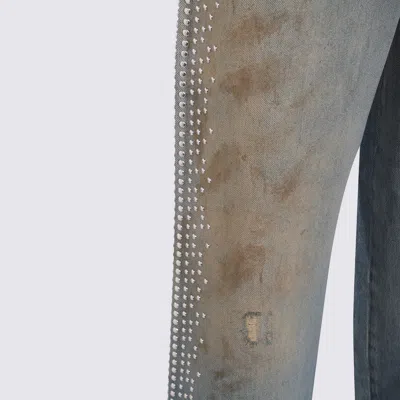 Golden Goose Journey Ws Melody Boyfriend Pant Cotton Denim In Blue