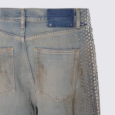 Golden Goose Journey Ws Melody Boyfriend Pant Cotton Denim In Blue