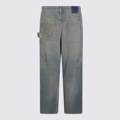 Golden Goose Light Blue Cotton Denim Jeans In Blue