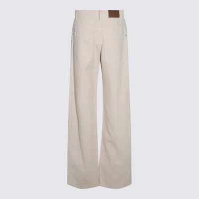 Brunello Cucinelli Jeans Chari In Neutral