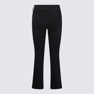 Mother Black Cotton Denim Jeans